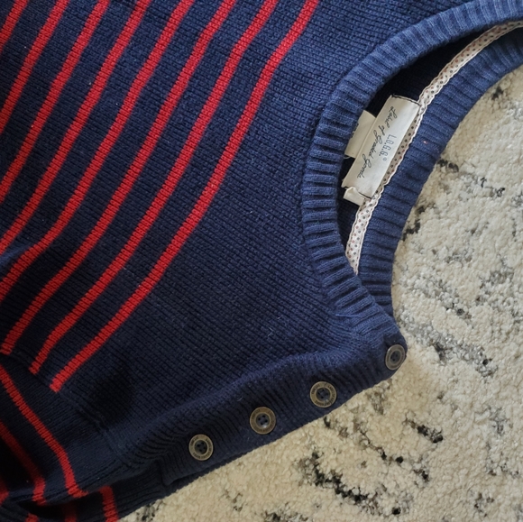 Red and blue striped sweater LOGG brand H&M - Picture 2 of 4